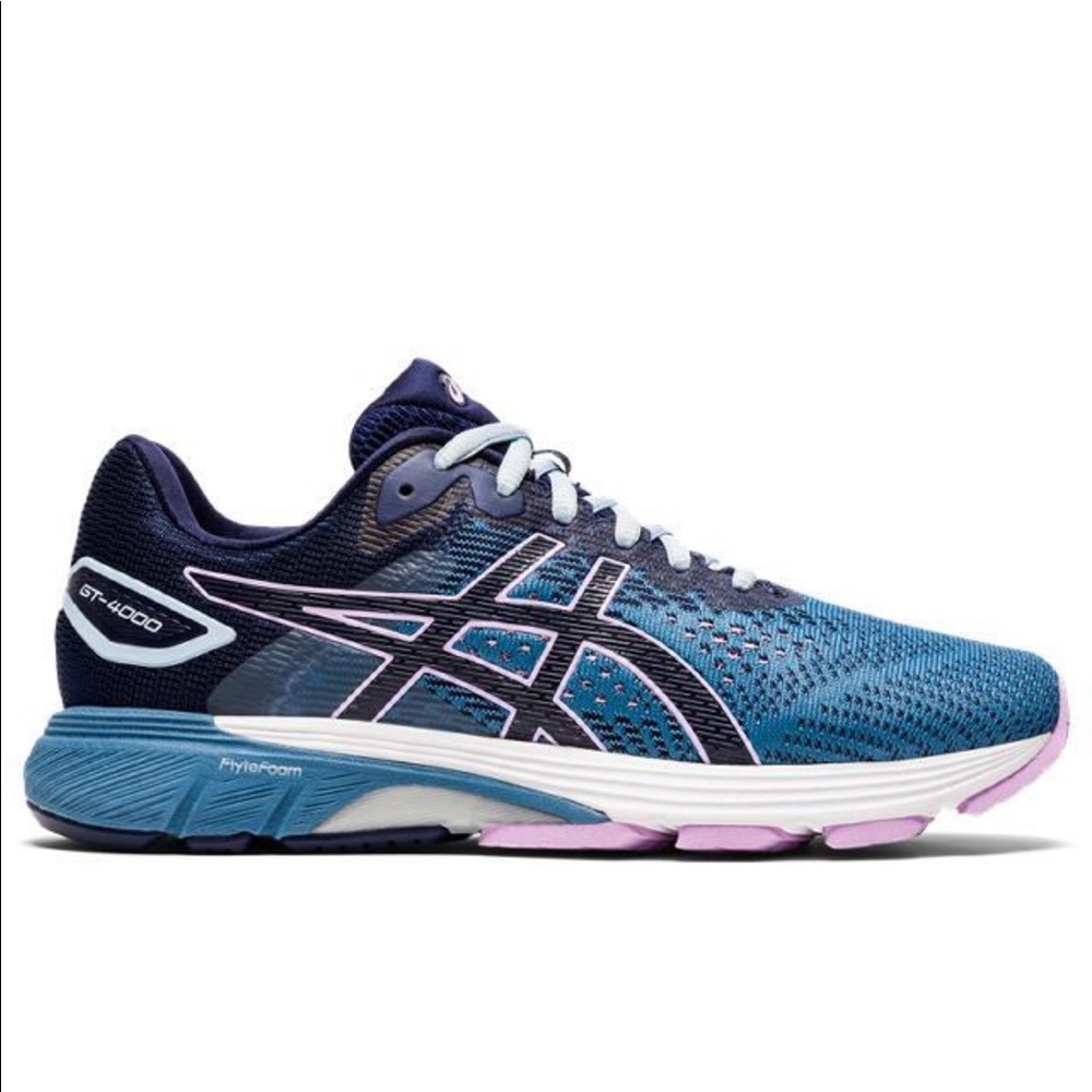 ASICS WOMEN'S GT-4000 2 RUNNING SHOES, GREY FLOSS/PEACOAT, 9B